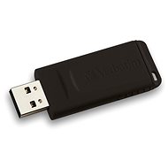 VERBATIM Flashdisk 8 GB USB 2.0 Drive Slider schwarz