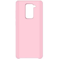 Hishell Premium Liquid Silicone für Xiaomi Redmi Note 9 pink - Handyhülle