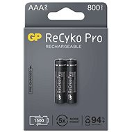 Akku Wiederaufladbarer Akku GP ReCyko Pro Professional AAA (HR03), 2 Stk