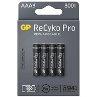 Wiederaufladbarer Akku GP ReCyko Pro Professional AAA (HR03), 4 Stück - Akku
