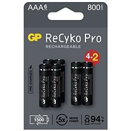 Akku Wiederaufladbarer Akku GP ReCyko Pro Professional AAA (HR03), 6 Stk.