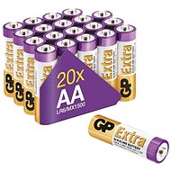Einwegbatterie GP Alkalibatterie GP Extra AA (LR6) - 20 Stück