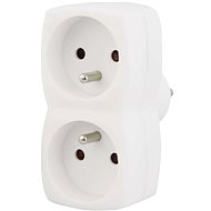 EMOS Splitter Steckdose 2 × - weiß - Hub