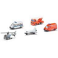 Siku Super - Set von größeren Autos mit einem Hubschrauber - Metall-Modell