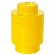 Aufbewahrungsbox LEGO 123 x 183 mm rund - gelb - Aufbewahrungsbox