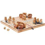 Neo Ludo aus Holz - Gesellschaftsspiel