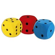 Androni Soft Würfel - Größe 16 cm, gelb - Kinderball