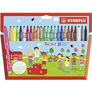STABILO Trio AZ 24 Farben - Filzstifte