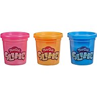 Play-Doh Slime Packung mit 3 Dosen - blau, orange, pink - Knete