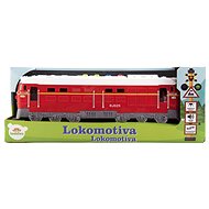 Auto Lokomotive/Roter Zug