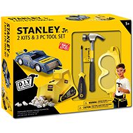 Stanley Jr. U004-K02-T03-SY Das Set enthält ein Spielzeugauto, einen Bagger und 3 Werkzeuge. - Kinderwerkzeug