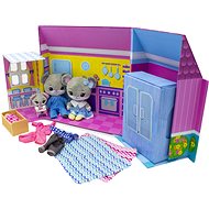 Figuren Tiny Tukkins - Deluxe Plush Play House Set mit 3 Plüschtieren und Zubehör