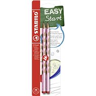 STABILO EASYgraph R Pastel Edition HB Bleistift Pink - 2 Stück im Blister - Grafitstift