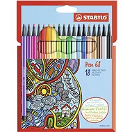 STABILO Pen 68 in der Pappschachtel - 18 Farben