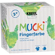 KREUL "MUCKI" Fingermalset, 4 Farben - Set
