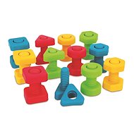 Teddies Spielset Schrauben und Muttern für die Kleinen - 24 Stück - Spielzeug für die Kleinsten