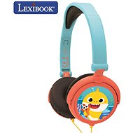 Lexibook Baby Shark Stereo faltbar mit Kabel Hörgerät mit sicherer Lautstärke für Kinder - Kopfhörer