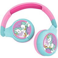 Lexibook Unicorn 2in1 Bluetooth® Kopfhörer mit sicherer Lautstärke für Kinder - Kabellose Kopfhörer