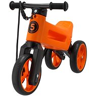 Teddies Scooter FUNNY WHEELS Rider SuperSport orange 2in1 + Tragegurt - Bobby Car