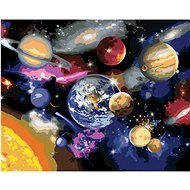Malen nach Zahlen - Die Planeten des Sonnensystems (Howard Robinson) - Malování podle čísel