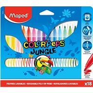 Maped Color Peps Jungle, 18 Farben - Filzstifte