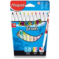 Bürobedarf-Set Maped Color Peps Brush, 10 Farben - Filzstifte