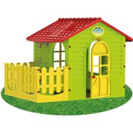Gartenhaus für Kinder mit Zaun, Middle - Kinderspielhaus