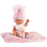 Llorens 26316 New Born Girl - Realistische Babypuppe mit Vollvinylkörper - 26 cm - Puppe