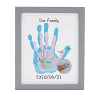 Pearhead Family Handprint Frame, weiß - Fotorahmen