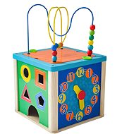 Motorik-Würfel aus Holz - Motorikspielzueg