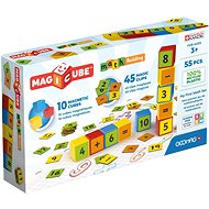 Magicube Math Building Recycled Clips 55 Teile - Magnetbaukasten