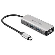 HyperDrive 4in1 USB-C Hub - Silber - Port-Replikator