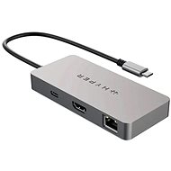 HyperDrive 5in1 USB-C Hub (WWCB), silber - Port-Replikator