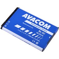AVACOM für das Nokia 6230, N70, Li-Ionen-3.7V 1100mAh (Ersatz BL-5C) - Handy-Akku