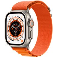 Apple Watch Ultra 49mm Titangehäuse mit Alpine Loop Orange - Small - Smartwatch