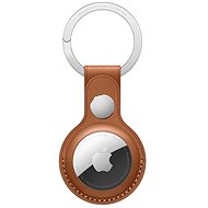AirTag Schlüsselanhänger Apple AirTag Schlüsselanhänger aus Leder - sattelbraun