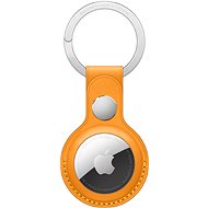AirTag Schlüsselanhänger Apple AirTag Schlüsselanhänger aus Leder - Mondorange