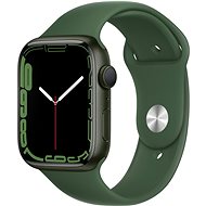 Smartwatch Apple Watch Series 7 45mm Grün Aluminium mit Blattgrünem Sport-Armband