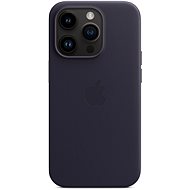 Handyhülle Apple iPhone 14 Pro Ledercase mit MagSafe - inky purple - Kryt na mobil