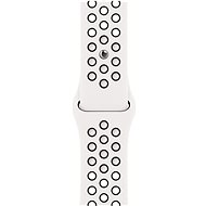 Apple Watch 45 mm Snow White and Black Nike Sportarmband - Armband