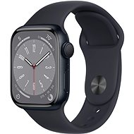 Apple Watch Series 8 41mm Aluminiumgehäuse Mitternacht mit Sportarmband in Mitternacht - Smartwatch