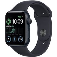 Apple Watch SE (2022) 44mm Aluminiumgehäuse Mitternacht mit Sportarmband Mitternacht - Smartwatch