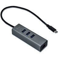 USB Hub I-TEC USB-C Metal 3-Port Hub mit GLAN
