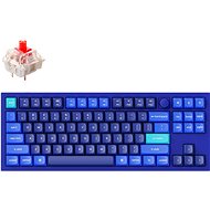 Keychron Q3 Knob Hot-Swappable Red Switch - Navy Blue - US - Gaming-Tastatur