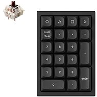 Keychron QMK Q0 Hot-Swappable Number Pad RGB Gateron G Pro Brown Switch Mechanical - Black Version - Numerische Tastatur