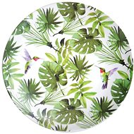 Teller Kesper Teller. Tropische Blätter-Muster, Kunststoff, Durchmesser 25 cm