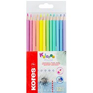 KORES KOLORES Pastell Buntstifte - 12 Farben - Buntstifte