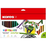 KORES KORELLO Stifte für Kinder - dicke Spitze - 24 Farben