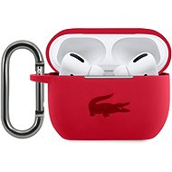 Lacoste Liquid Silicone Glossy Printing Logo Cover für Apple Airpods Pro Red - Kopfhörer-Hülle