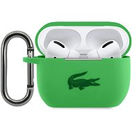 Lacoste Liquid Silicone Glossy Printing Logo Cover für Apple Airpods Pro Green - Kopfhörer-Hülle